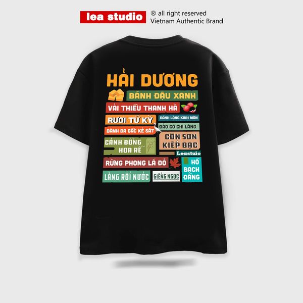 Áo Thun Hải Dương Lea Unisex Basic Tee phông trơn nam nữ
