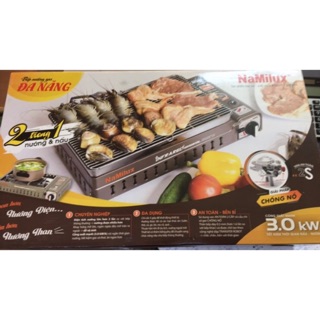 Bếp nướng gas đa năng Namilux GM2520PS mẫu mới cao cấp