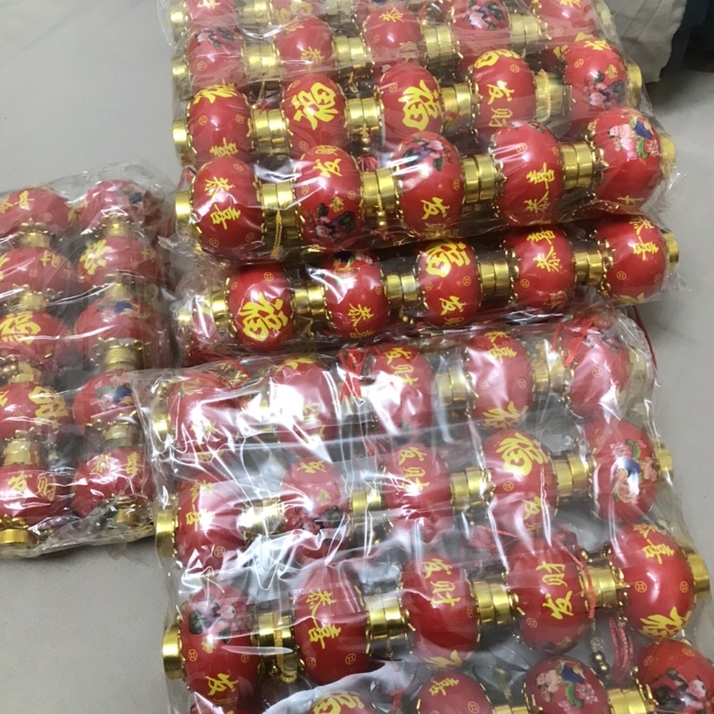ĐÈN LỒNG NHỰA ĐỎ TRANG TRÍ TẾT 6CM