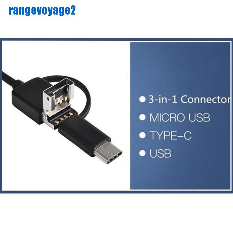 (Hàng Mới Về) Camera Nội Soi Vệ Sinh Tai 3 Trong 1 Cổng Usb Có Camera Hd Tiện Dụng Range11