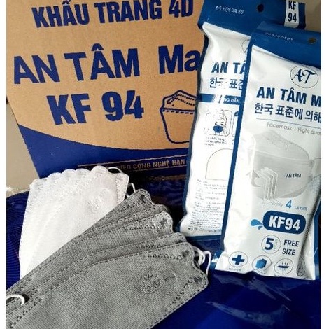 Túi 10 chiếc khẩu trang KF94 Công ty An Tâm Sài Gòn