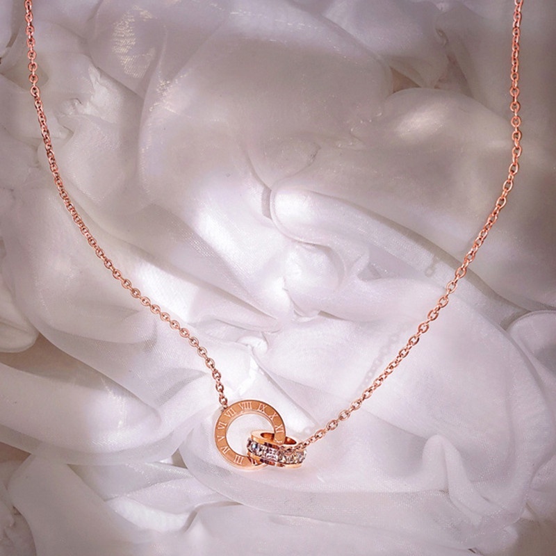 Dây Chuyền Mạ Vàng 18k Thời Trang Hàn Quốc Cho Nữ