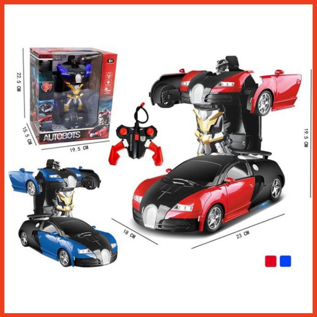 Stoy Xe Điều khiển từ xa autobots RC robot bugatti veyron biến đổi hình dạng RC drift RC onroad