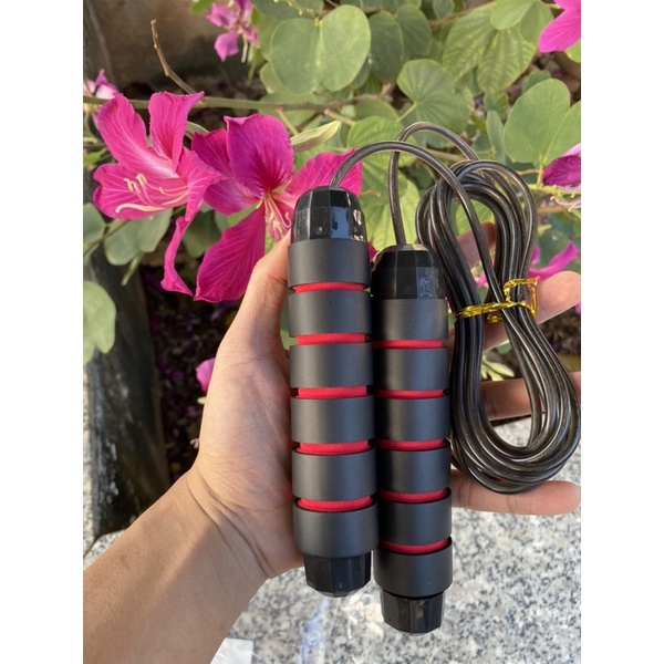 Dây nhảy thể dục 2.9m Jump rope/Skipping rope (có tuỳ chọn tay cầm lõi thép)