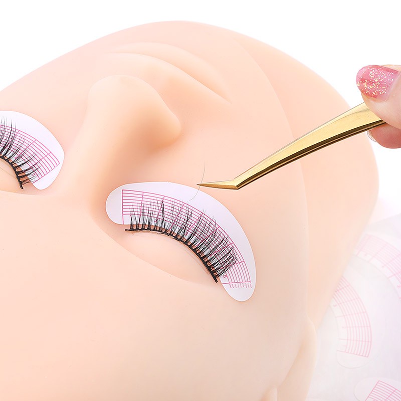35 cặp/gói lông mi để tạo nổi bật một miếng vá mắt với những miếng giấy quy mô 3D dưới một miếng vá lông mi mở rộng