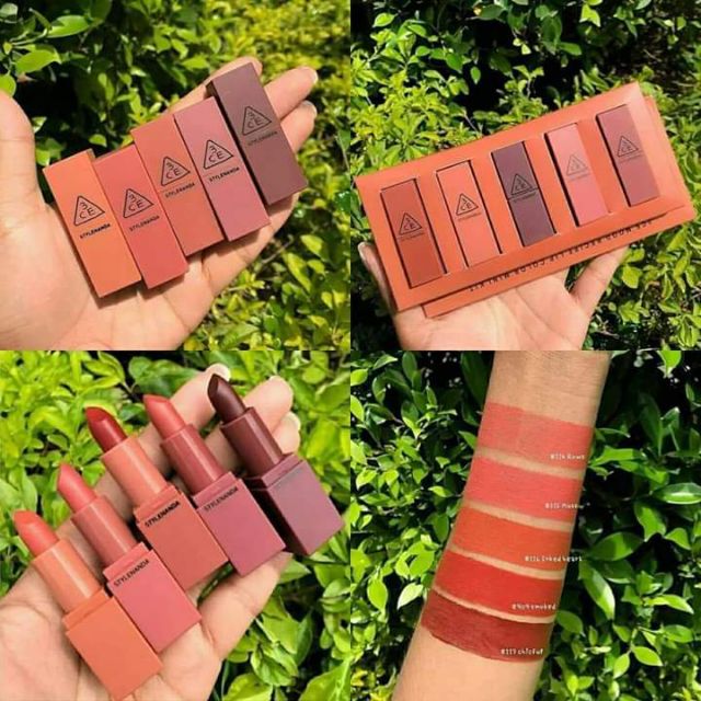 Set 5 son thỏi lì