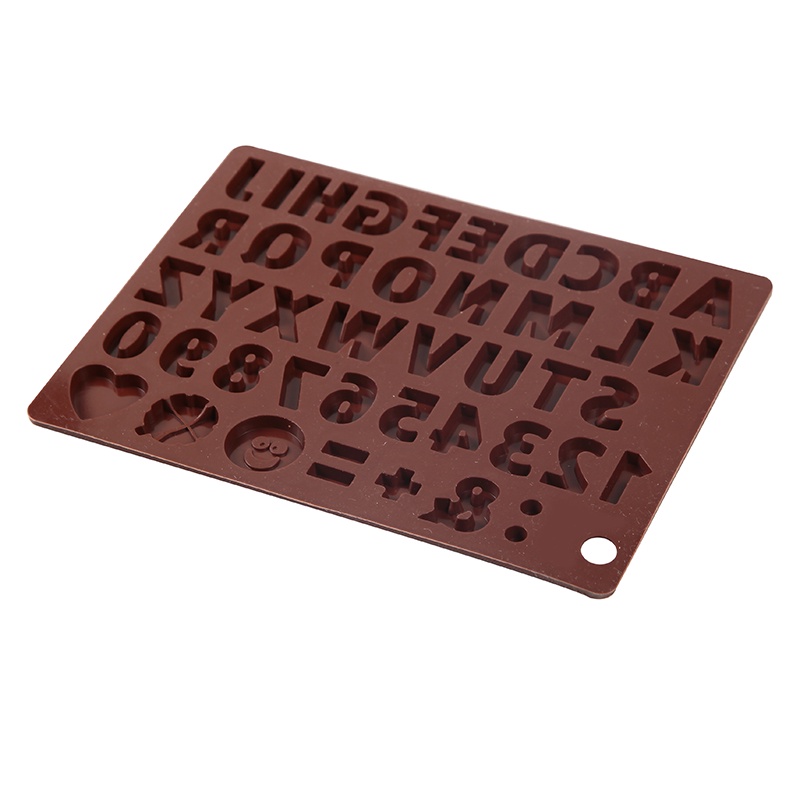 1 khuôn làm bánh bằng silicone chống dính hình chữ cái DIY