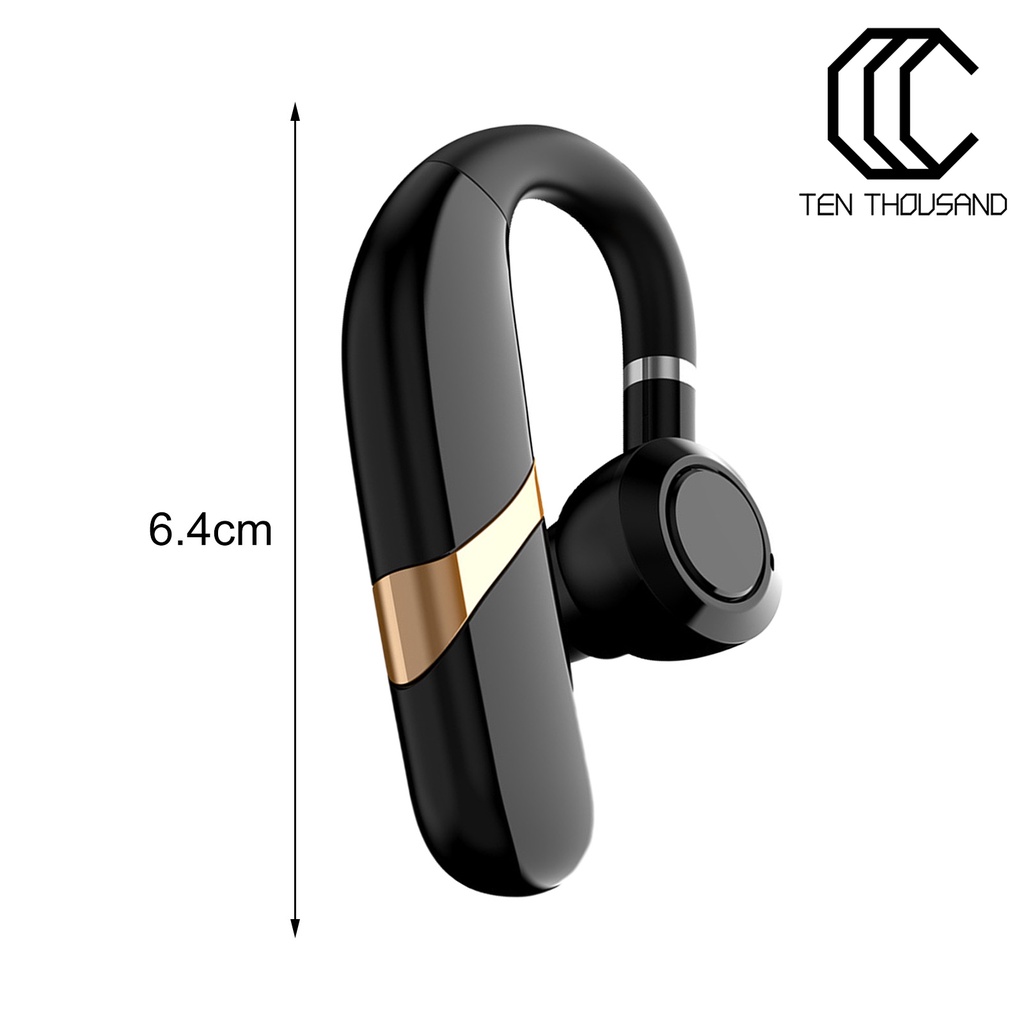 ♋1 Tai Nghe Bluetooth Không Dây IPX7 Móc Vành Tai Chống Nước Cho Điện Thoại