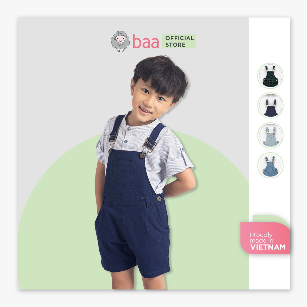 Jumpsuit short BAA BABY cho bé trai từ 1-7 tuổi - BT-QU08N