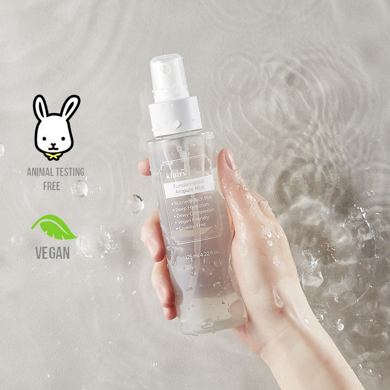 Xịt Khoáng Dưỡng Ẩm Làm Dịu Da Chống Oxy Hóa Klairs Fundamental Ampule Mist 125ml | BigBuy360 - bigbuy360.vn