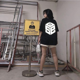 < ẢNH THẬT > SET Áo thun Swe Phối Quần Kaki Kem [ Form UNISEX ]