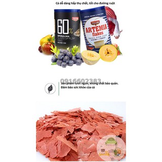 Thức ăn dạng lá Flakes atemia