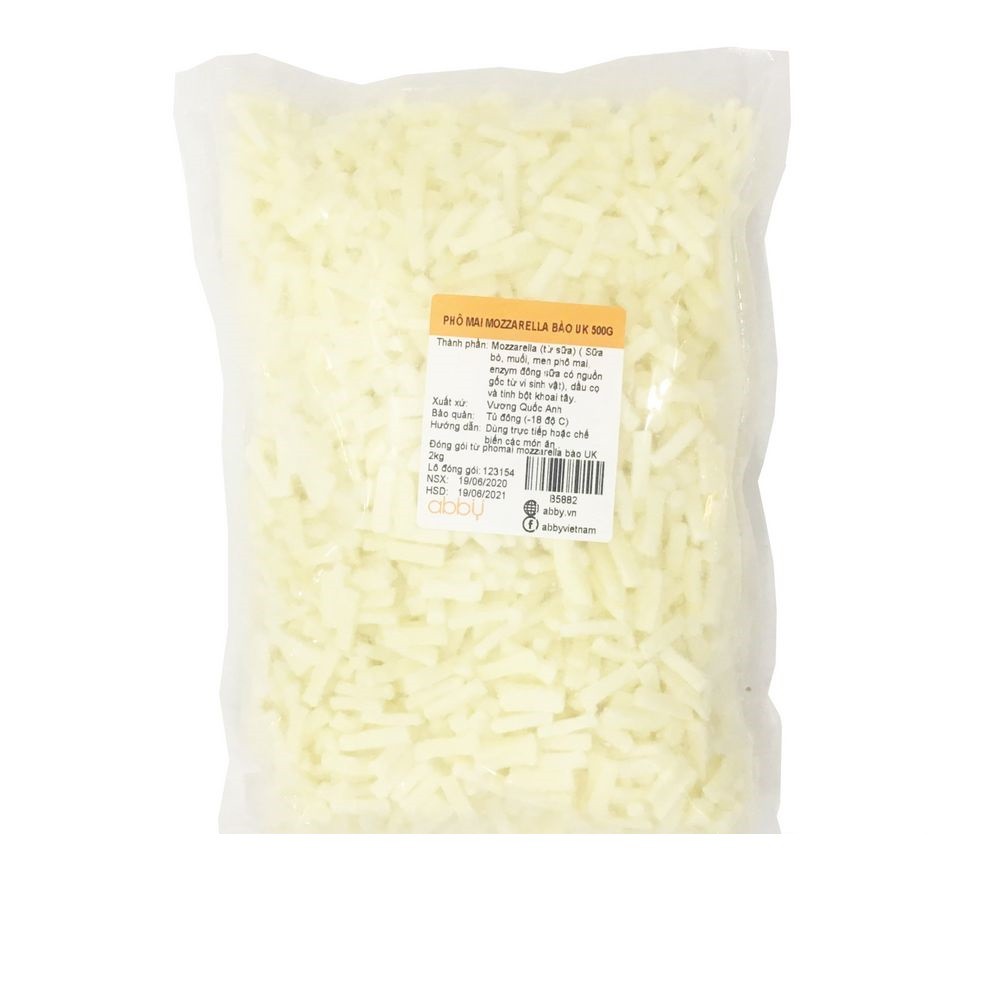 Phô mai Mozzarella Úc bào sẵn 500G