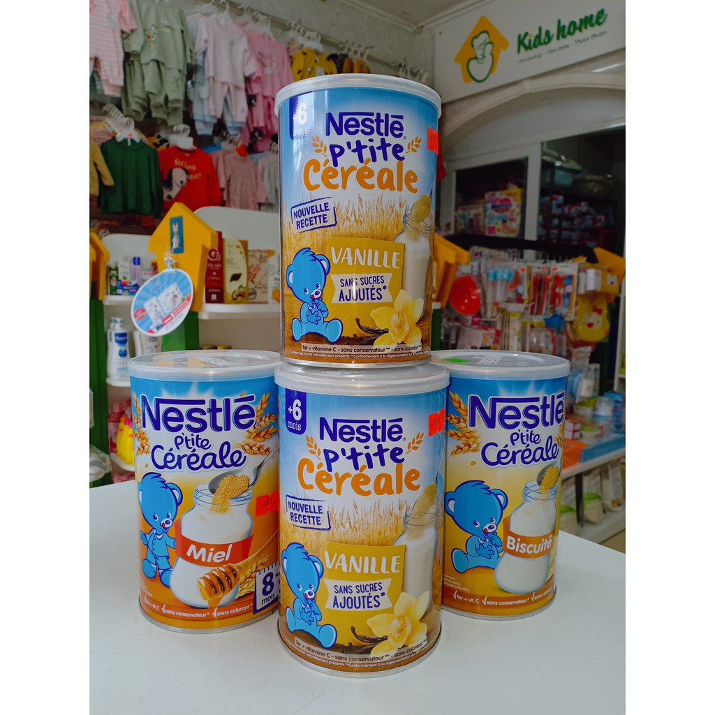 Bột pha (lắc) sữa Nestle 400g đủ vị cho bé từ 6m+