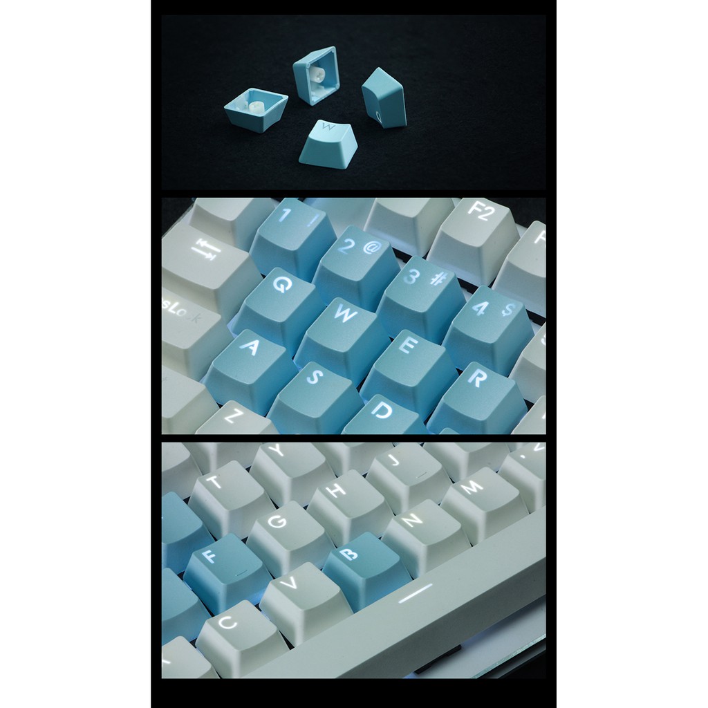 Keycap Dota, LoL nhựa PBT doubleshot xuyên led chuyên game Moba