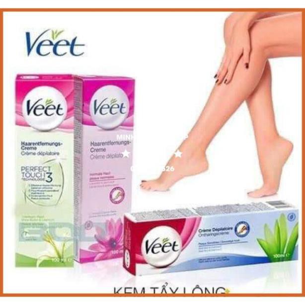 Tẩy lông VEET ko gây đau rát , thâm mụn