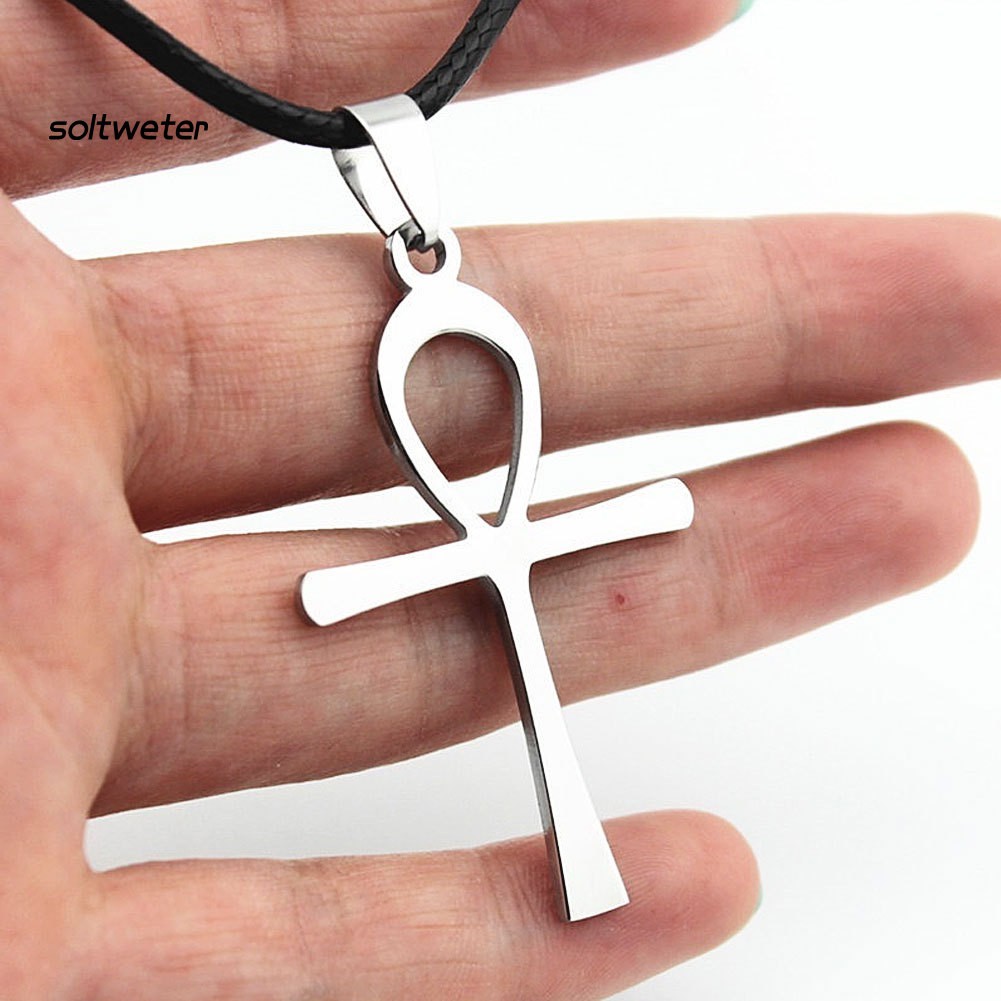 Vòng Cổ Choker Mặt Thánh Giá Phong Cách Cổ Điển Cá Tính Dành Cho Nam Và Nữ