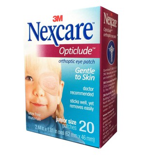 HỘP 20 MIẾNG BĂNG DÁN MẮT 3M NEXCARE OPTICLUDE ORTHOPTIC EYE PATCH JUNIOR SIZE