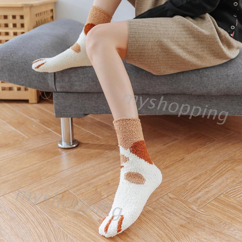 Vớ cho nữ mềm mại hình chân mèo đáng yêu