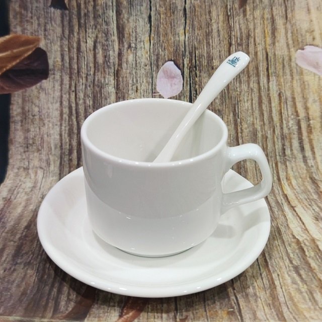 Bộ tách uống cà phê capuchino, latte sứ Minh Long - bộ tách uống cà phê