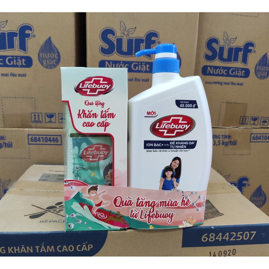 Sữa Tắm LIFEBUOY Diệt Khuẩn Chai 850g (kèm quà tặng)