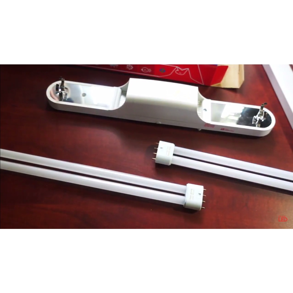 ✨FREESHIP✨Bộ đèn Led Doublewing Điện Quang Nhôm 18x2 Ánh sáng trắng