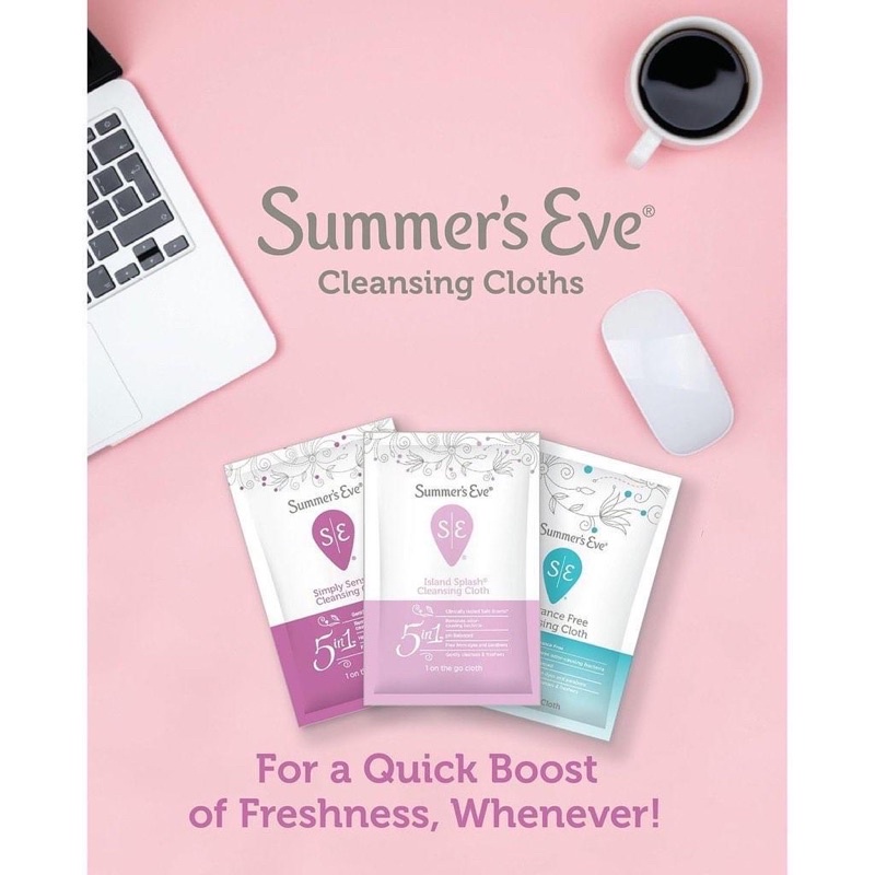Khăn ướt phụ khoa Summer's Eve Cleansing Cloths