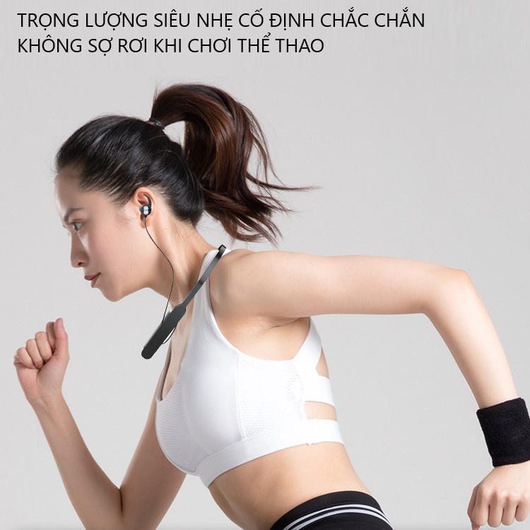 Tai nghe không dây bluetooth choàng cổ S680 Dung lượng pin lớn 1000mAh nghe  nhạc 120h. Âm thanh Siêu mạnh micro Hi_Fi