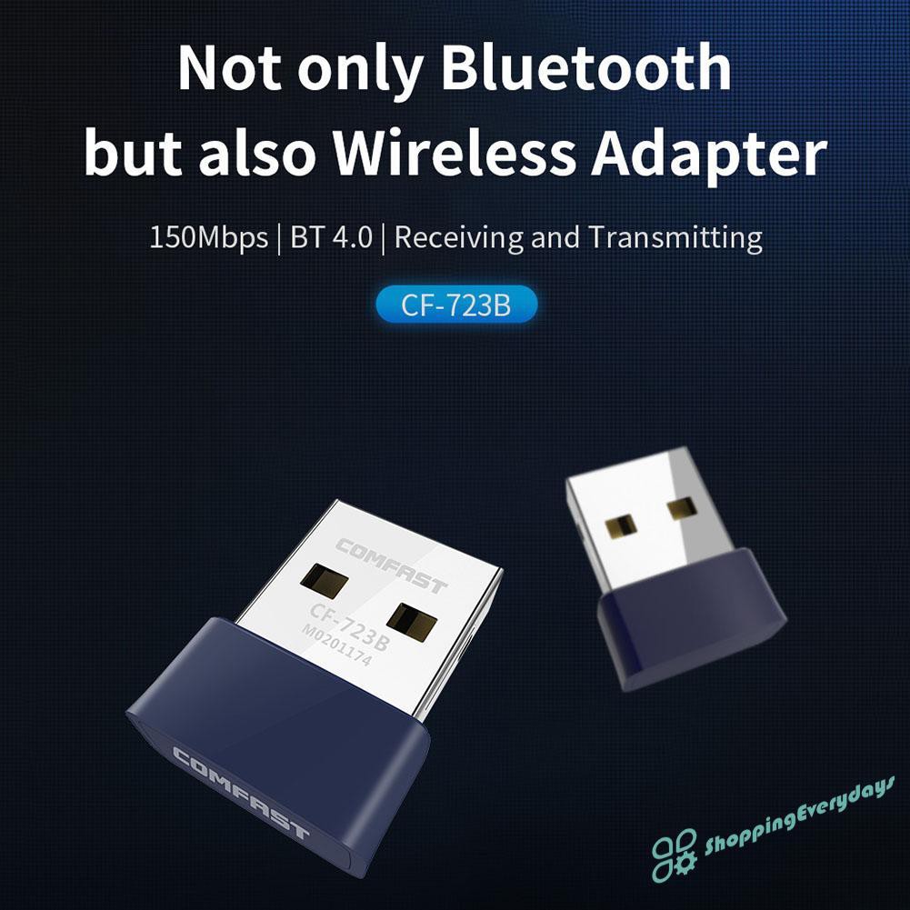 Usb Wifi Không Dây 2 Trong 1 Comfast Cf-723B