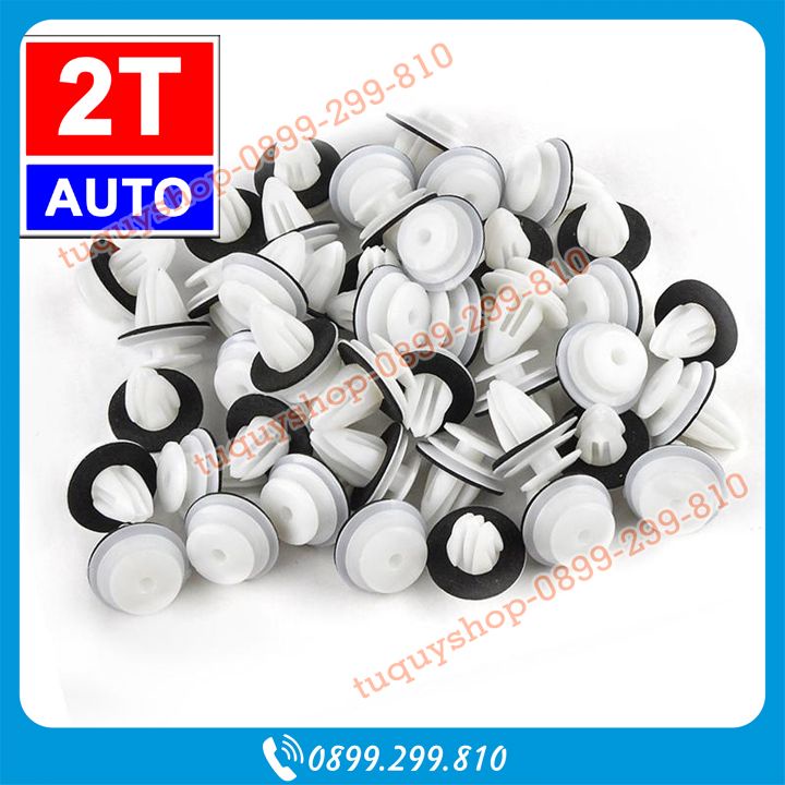 Bộ combo 10 vít nở, vit Nhựa 10mm chuyên dùng cho xe hơi ô tô, (đường kính lỗ vít:10mm), SKU:605
