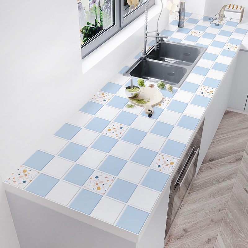 Miếng Dán Tường Dày Dặn Chống Thấm Dầu/Nước/ Nấm Mốc Chịu Nhiệt Cao Tiện Dụng Cho Nhà Bếp