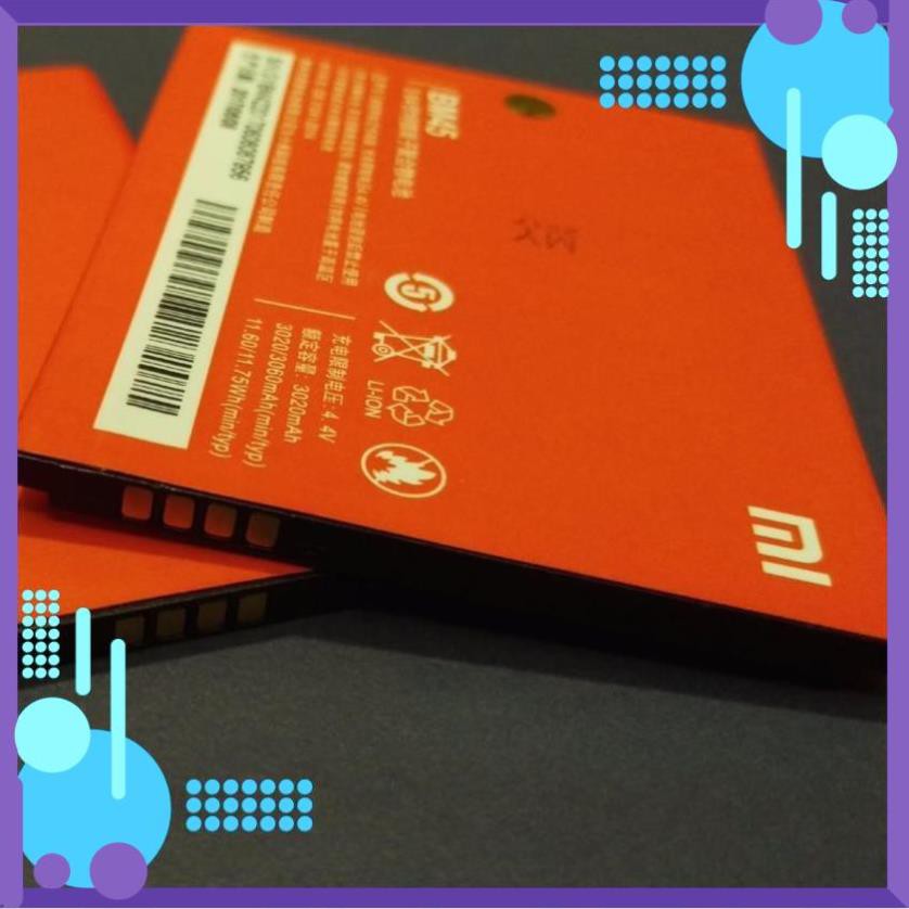 Đẹp rẻ  Pin Xiaomi Redmi Note 2 mã BM45 zin chính hiệu