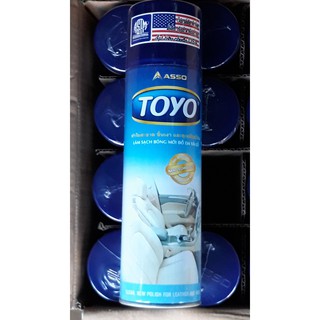 Chai xịt bóng oto.Dầu Bóng DA và GỖ, TOYO 500ml