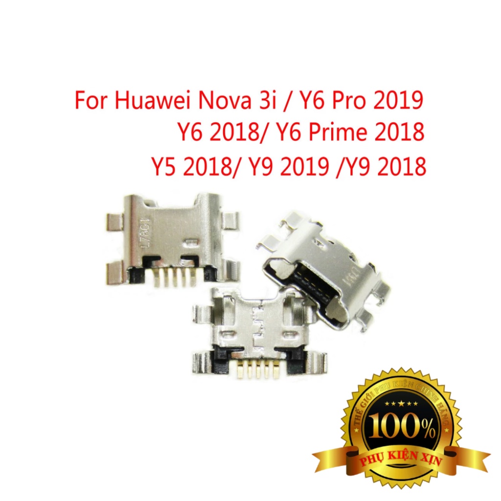 Chân Sạc Rời Thay Thế Huawei Nova 3i Y6 Prime / Y6 Pro / Y9 / Y5 2018 9 9E 9S 8E Y8S Y7Pro Y5 Lite,..Micro USB Zin