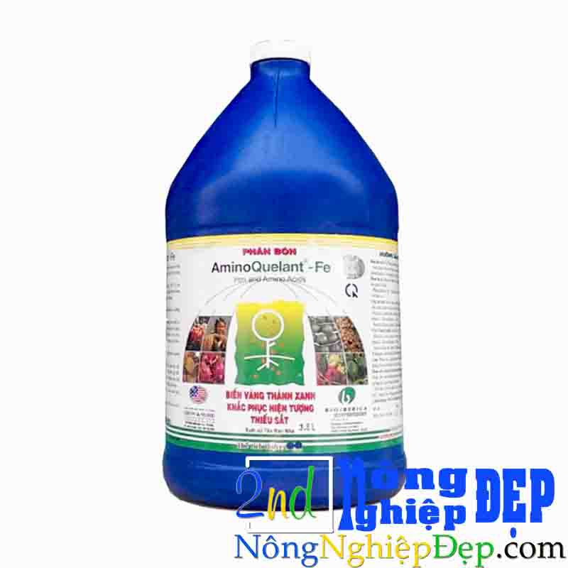 Phân Bón Vi Lượng Sắt - Amino Fe 3,8 Lít - Tạo Lục Diệp - Biến Lá Vàng Thành Xanh