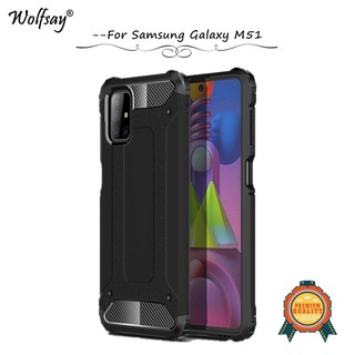 Ốp Lưng Giáp Cứng Có Chân Chống Cho Điện Thoại Samsung Galaxy M51