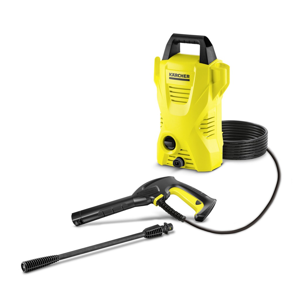 Combo máy phun rửa áp lực cao Karcher K2 basic oj và bộ đầu chà bình xịt