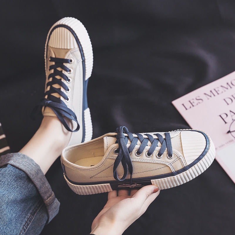 Giày Vải Canvas Thời Trang Retro Nam Tính Kiểu Hàn Quốc