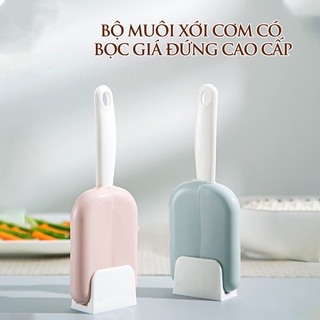 Muôi xới cơm, thìa xới cơm chất liệu Nhựa PP nguyên sinh chống dính, chịu nhiệt cao,Vật liệu an toàn để sử dụng
