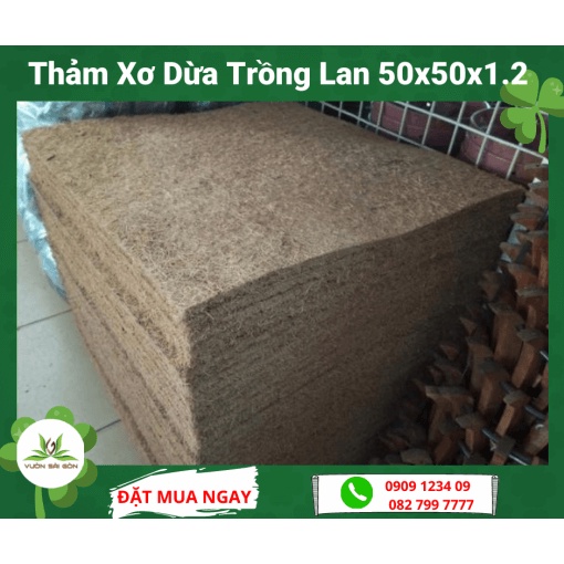 (Combo 2 miếng) Thảm xơ dừa trồng lan - Green City