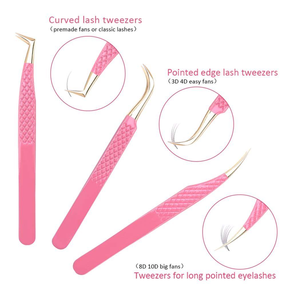 Nhíp Tỉa Lông Mi Chuyên Nghiệp Bằng Thép Không Gỉ