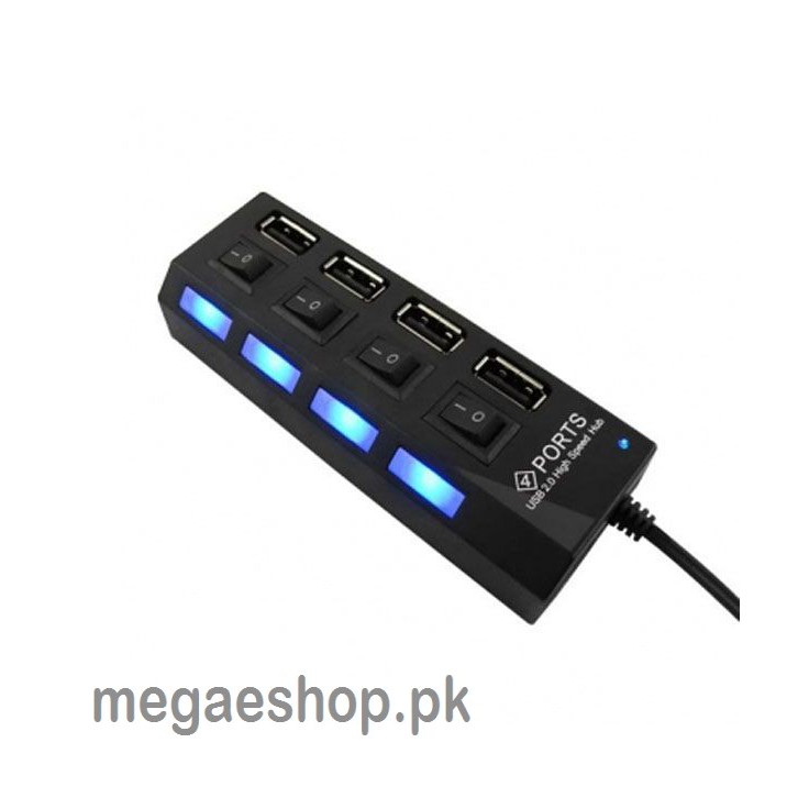 HUB USB RA 4 CỔNG USB (có công tắc)