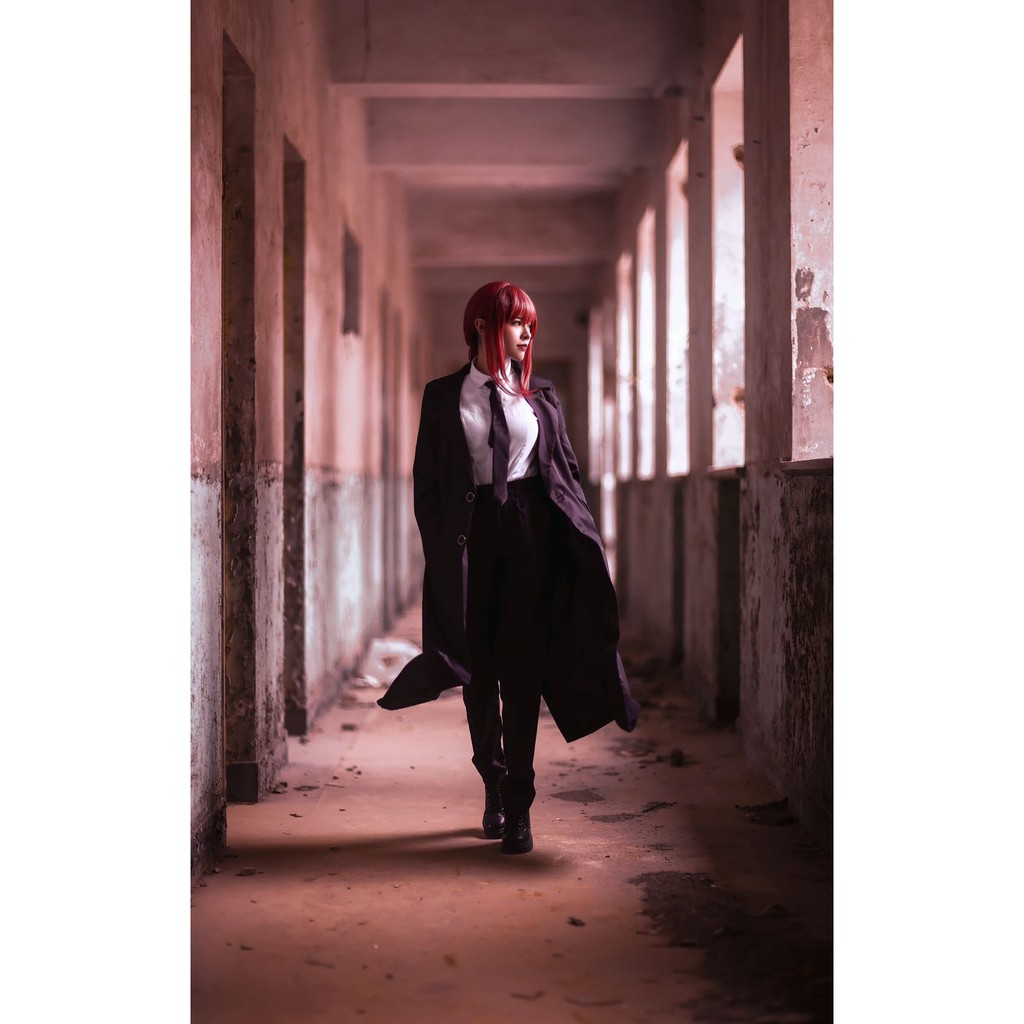 [Có sẵn - order] Trang phục đồ hóa trang cosplay Makima Chainsaw Man áo vest dài | BigBuy360 - bigbuy360.vn