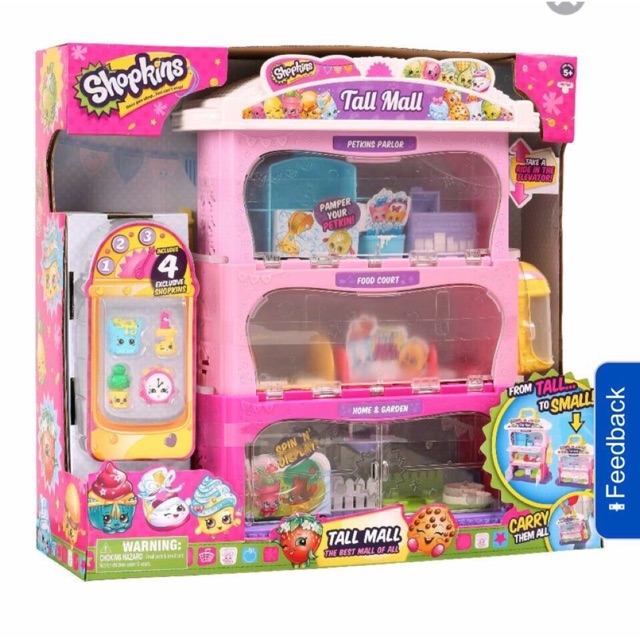 Set đồ chơi shopkins Tall Mall lớn