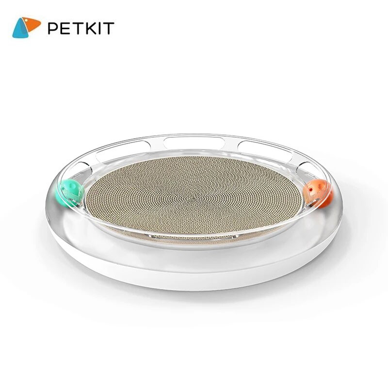 [ PETKIT CHÍNH HÃNG ] PETKIT ® 'Swipe' Interactive Cat Scratcher And Chaser Lounger Toy - Petkit bộ bóng đồ chơi cho mèo
