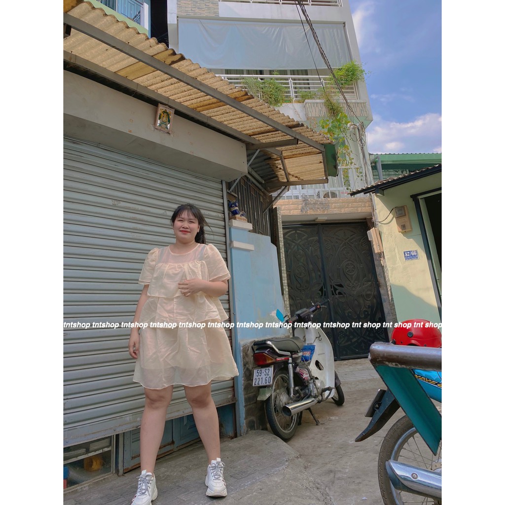 ĐÀM TƠ 3 TẦNG [ TNT Shop Bigsize 60kg - 90kg ] Ảnh thật 100%