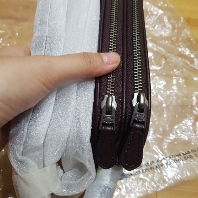 Túi Coach 2 zip đeo chéo authentic
