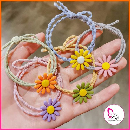 Dây Chun Buộc Tóc Hoa Cúc Nhiều Màu (Giao Màu Ngẫu Nhiên)