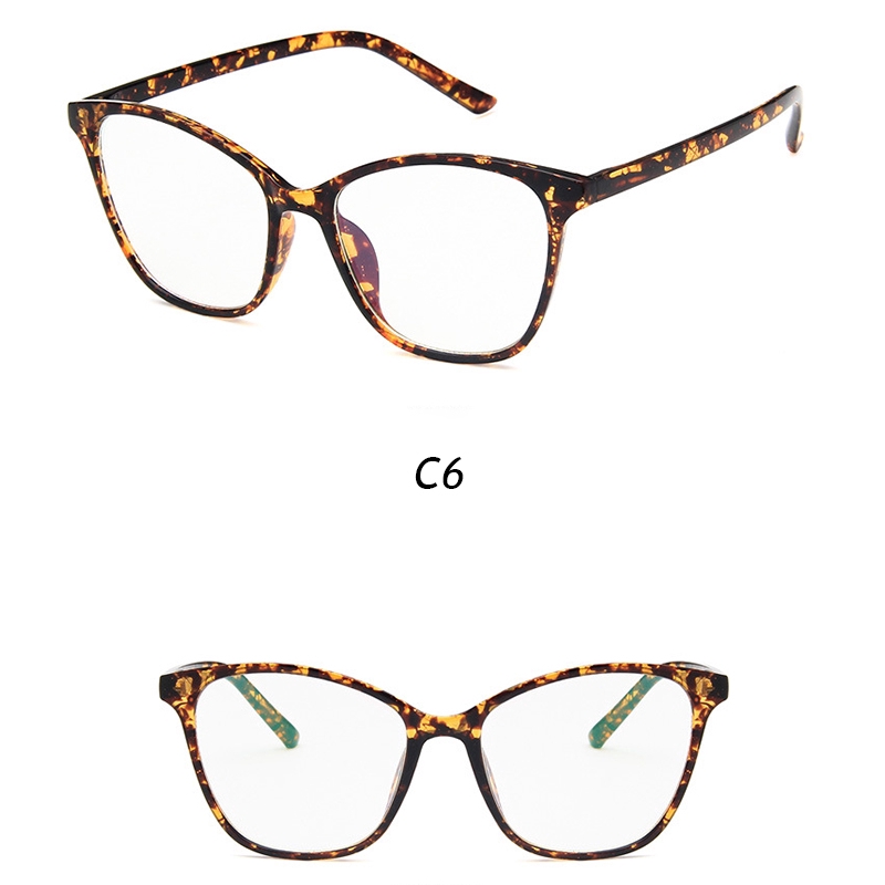 Mắt Kính Gọng To Hình Mắt Mèo Thời Trang Cho Nữ