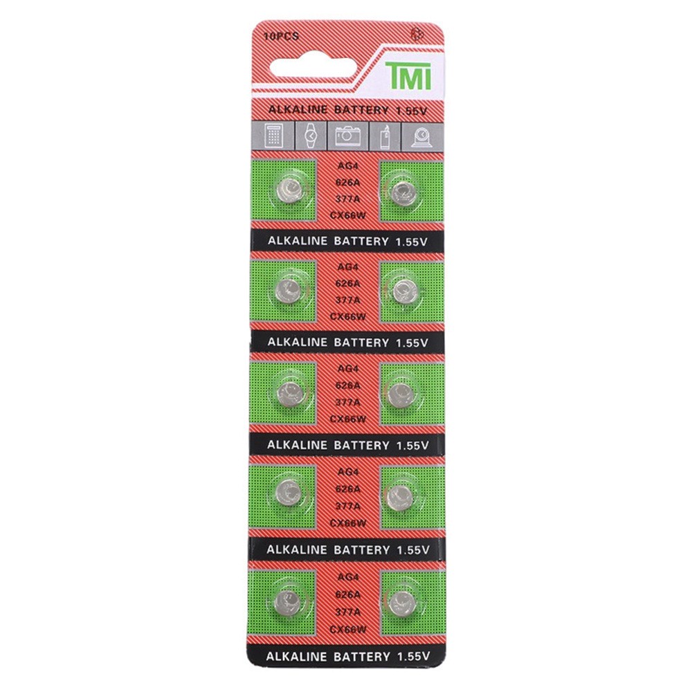 Vỉ 10 viên pin Soda SR626SW - SR626 - 626 - 377 - LR626 - AG4